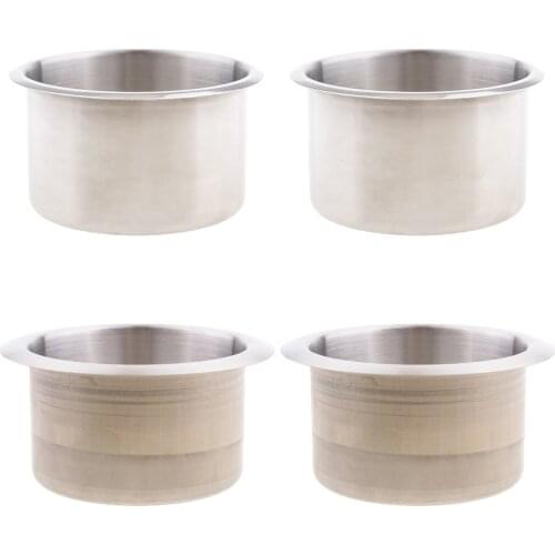 4x Car Cup Water Drink Holder Recessed For RV Car Boat Trailer 90x55mm & 85x55mm