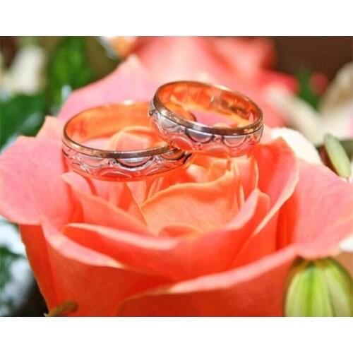 Diamond Embroidery Diy Diamond Painting Cross Stitch Kits Diamond Mosaic Flower and rings Full Square Diamond Embroidery BS203