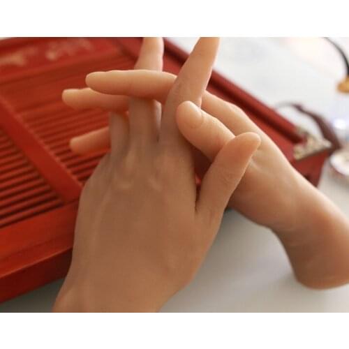 Free Shipping!! Fashionable Lifelike Male Silicone Hand Mannequin Hand Manikin Hot Sell