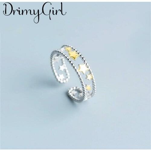 Boho Gothic New Star Rings For Women Men Jewelry Birthday Gift Romantic Wedding Engagement Drop Shipping