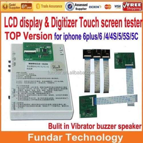 For iphone6 LCD&Touch Screen Digitizer Metal Testing Frame Machine with 12pcs PCB Board Tester for iphone 4 5s 5g 5c 6 plus