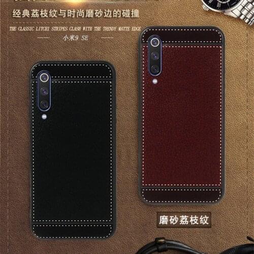 For Xiaomi Mi 9 SE Case Mi9SE 5.97 Inch Black Red Blue Pink Brown 5 Style Fashion Mobile Phone Soft Silicone Cover