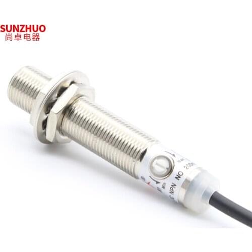 M12 Laser Diffuse Reflection Photoelectric Switch Sensor DC Three-wire Npn Normally Open TB12J-D15N1