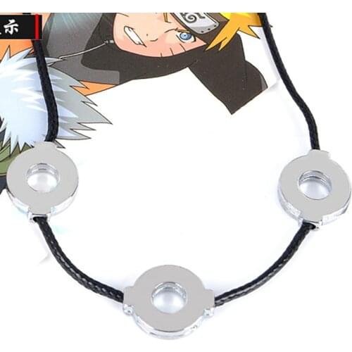 Cartoon Akatsuki Itachi Ninja Metal Pendant Accessories Prop Necklace