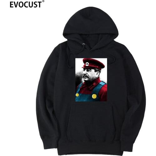 USSR CCCP STALIN CUTE men Hoodies Sweatshirts women unisex Combed Cotton
