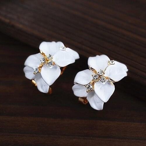 Wholesales Fashion 2020 New Gardenia Cute Exaggerated Earrings Jewelry Accessories