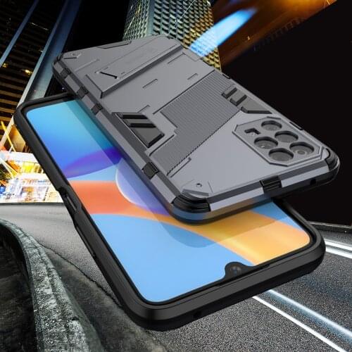 Shockproof Armor Case for Honor Play 5T Youth Camera Protection PC & Rubber Phone Cover for Huawei Honor Play 5T Lite Stand Capa
