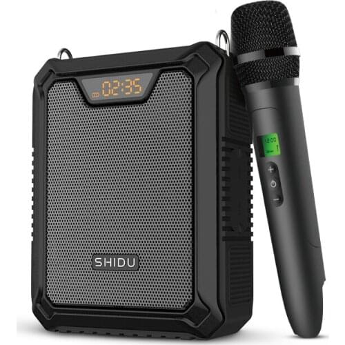 SHIDU M900UHF 25w Portable UHF Wireless Bluetooth megaphone outdoor waterproof megaphone