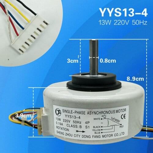 Brand new motor good working for Air conditioner machine motor YYS13-4 13W Motor fan