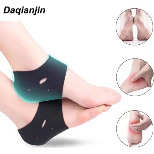 Foot Care Heel Socks Plantar Fasciitis Achilles Tendinitis Calluses Spurs Cracks Pain Relief Heel Pads Men Women Feet Protectors