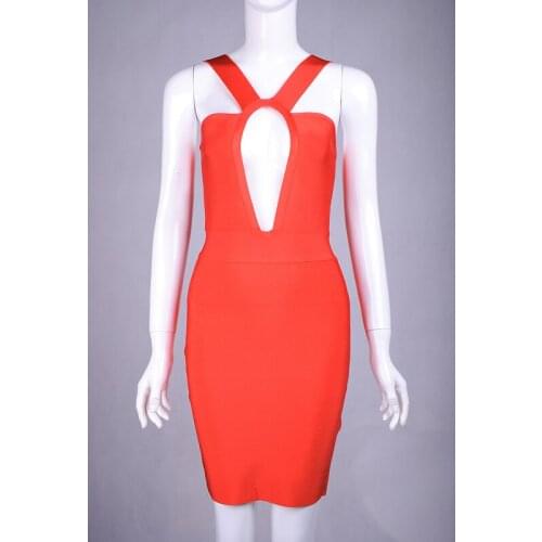 High quality cut out bandage dresses new arrival party dress dropshipping wholesale