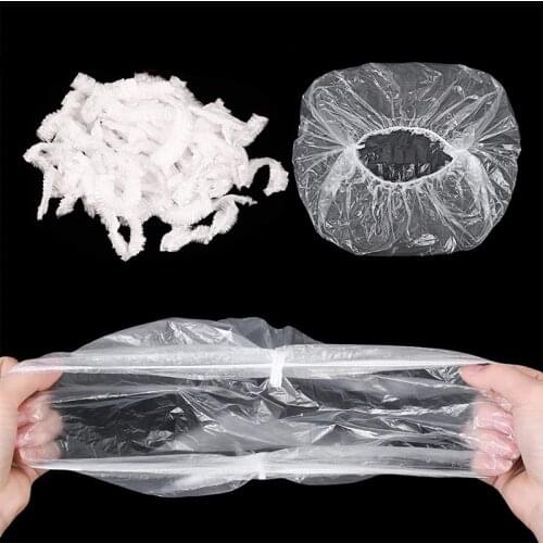 100PCS Reusable Durable Food Storage Covers for Bowls Elastic Plate Silicone Lid Covers Vacuum Bags For Kitchen Food Fresh Seal