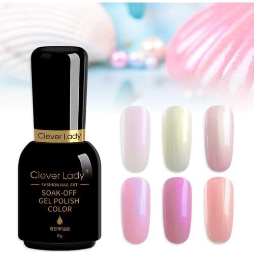 Clever Lady Pearlescent Gel Nail Polish