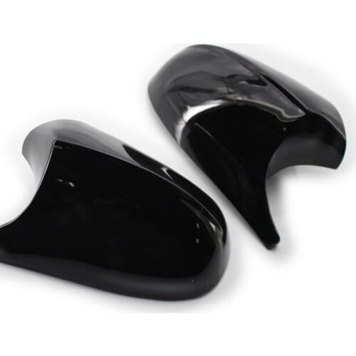 Gloss Black Side Door Rearview Side Mirror Cover For BMW E90 E91 2008-2011 E92 E93 2010-2013 LCI Car Accessories