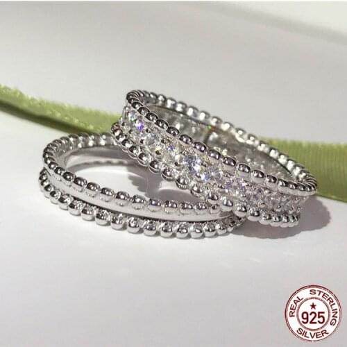 S925 sterling silver ring personality romantic fashion jewelry clover simple fresh girlfriend gift 2020 new hot