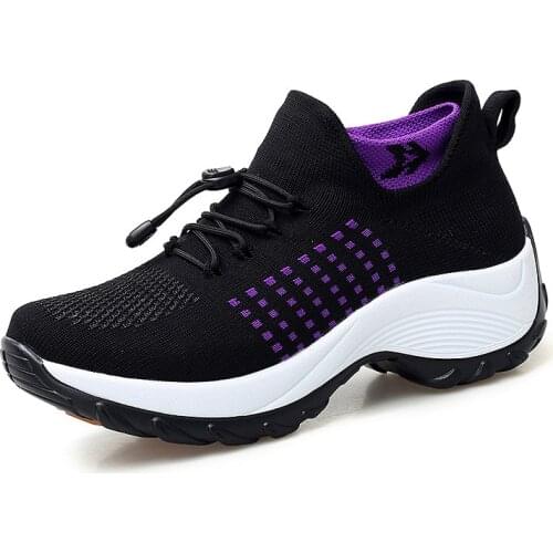 Spring Women Flat Platform Shoes Woman Sneakers for Women Breathable Mesh Tenis Ladies Shoes for Sock Sneakers Zapatillas Mujer