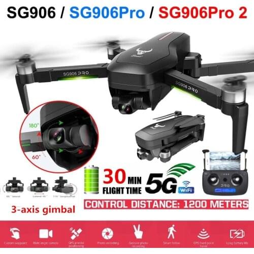 Profession Drone SG906 PRO 2 GPS With 3 axis Self-stabilizing Gimbal WiFi FPV 4K Camera Dron Brushless Quadcopter Support SD