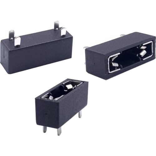 Mini Small and Medium Automobile Fuse Holder Terminal Three in One Automobile Fuse Socket PCB Board Welding Type