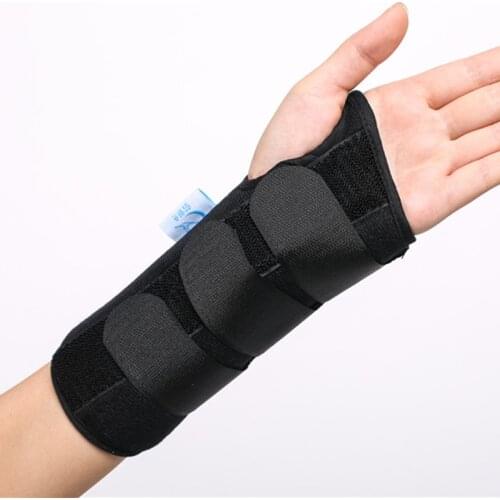 Wrist brace Wrist joints from palm joints plasticity aluminum splints Medical Wrist Support Sprain Forearm Band Strap Protector