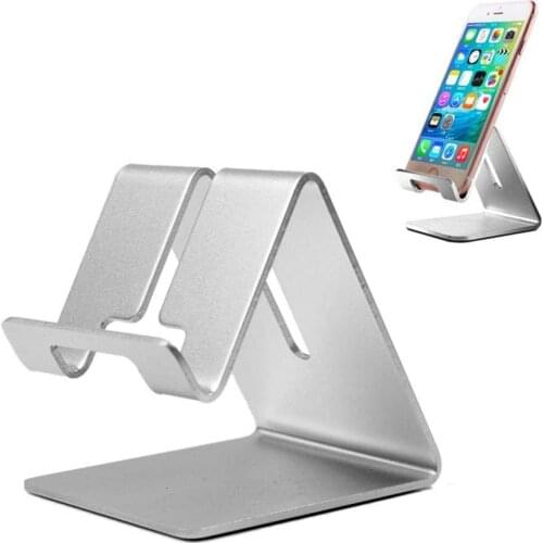 Aluminum Alloy Desktop Rotatable Phone Holder for iphone X for Samsung Tablet Holder Stand Mount Support Bracket Table Holder