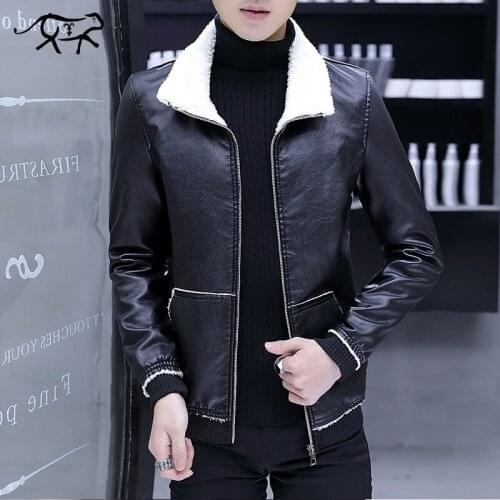 New Winter Leather Jackets Men Fashion Brand Velvet Thick Warm Casual Mens PU Leather Motorcycle Jacket Big Coat Plus Size M-8XL