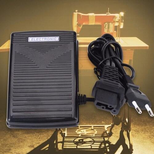 200-240V Home Sewing Machine Foot Control Pedal W Cord for Sewing Tools EU Plug