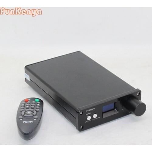 Portable OLED Screen Power Amplifier 2.1 STA326 Digital High Power Amp 50W 25W*2 Remote Control Class D