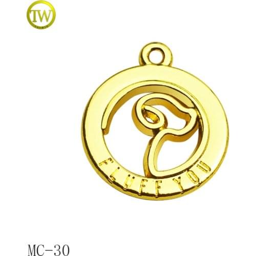 Hollow out metal tags for jewelry, Metal logo tags for clothing, Metal tags for necklace