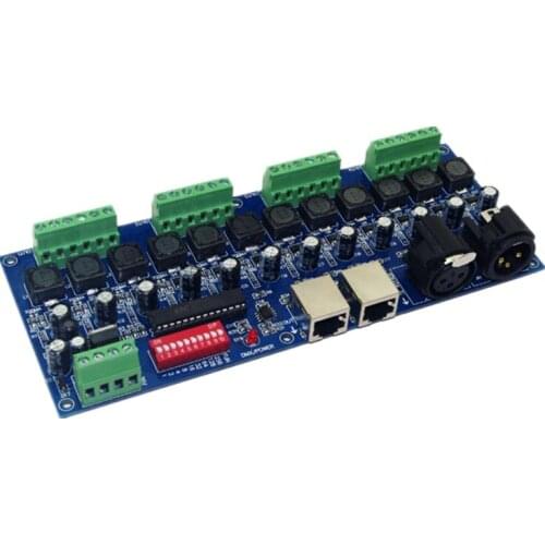 LED DMX512 controller lighting controller rgb controller rgbw controller 12 channel decoder