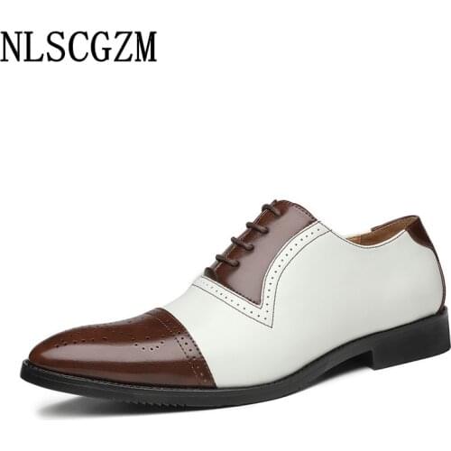 Wedding Dress Brogue Shoes Men Office 2021 Formal Shoes Men Italian Coiffeur Men Dress Shoes Leather Business Suit Zapato Hombre