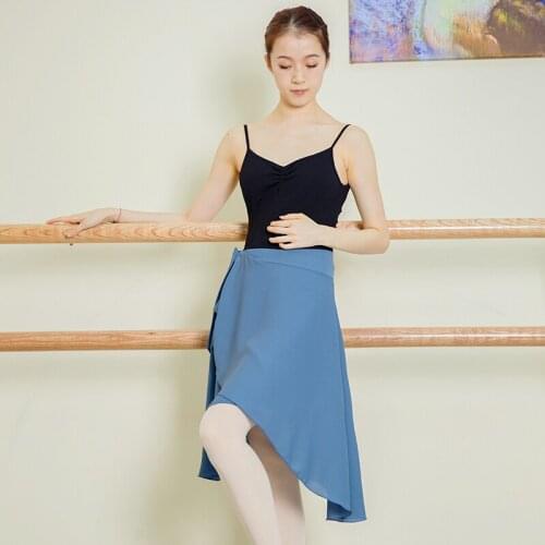 Ballet Wrap Skirt Adult Dancer Outfit Ballet Professional Dance Wear Ballerina Costume Chiffon Skirt European Clothing JL1244
