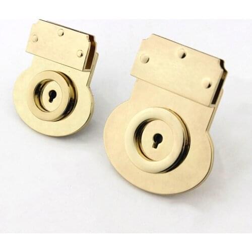 1 pcs Metal Push Lock Fashion Special Design Twist Lock For DIY Handbag Bag Purse Luggage Hardware Closure Bag Parts Accessories