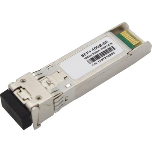 5 PCS 10Gb/s SFP+ Transceiver SFP-10G-SR dual fiber multimode 300m 850nm LC DDM