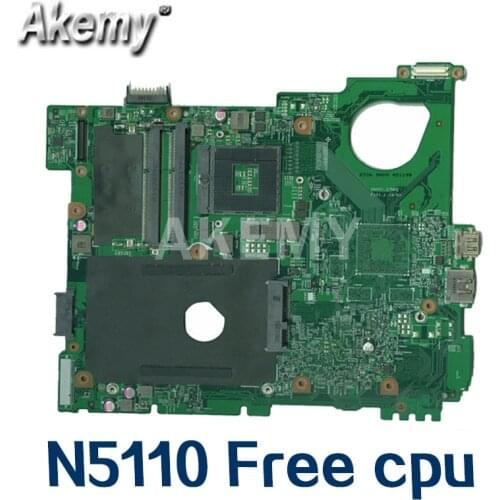 Akemy N5110 motherboard For DELL inspiron 15R N5510 CN-0G8RW1 0G8RW1 G8RW1 HM67 Test motherboard 100% work Free CPU