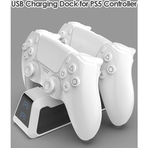 Electronic Machine Accessorie Fast Dual Controller Charger for Play Station 5 PS5 Joystick Power Station Dock