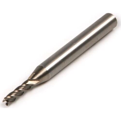 2pc HSS CNC Straight Shank 4 Flutes 3mm End Mill Milling Cutter for Wood Thin Metal Aluminum Drill Bits 6mm Shank