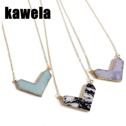 Fashion Simple Pendant 3 Colors Necklace