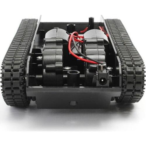 For Arduino 130 Motor Diy Robot Toys Rc Tank Smart Robot Tank Car Chassis Kit Rubber Track Crawler For Children