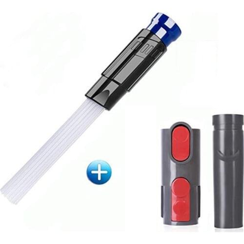 Cleaning Tool Attachment Brush Adaptor Set for Dyson V7 V8 V10 V6 DC35 DC61 DC62 Vacuum Cleaner Multi-functional Tool