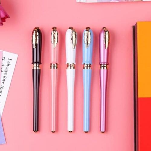 Picasso 986 Creative Greek Irene Pimio Fountain Pen Female Gift Bud Cap Leaf Clip Iridium 0.38 For Office Financial Homework Pen