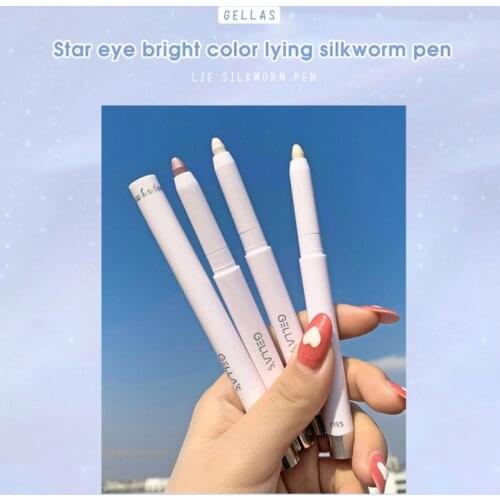 8 Color Eye Shadow Pen Pearlescent Silkworm Pen Natural Long Lasting Waterproof And Non-smudge Shiny Gel Pen TSLM1