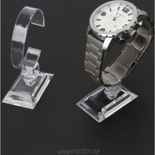 1Pc Clear Acrylic Bracelet Watch Display Holder Stand Rack Retail Shop Showcase JY02 21 Dropshipping