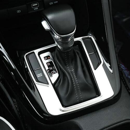 SBTMY 2PCS/SET Stainless steel decorative frame of automobile gear panel For KIA Sportage R 2018 2019