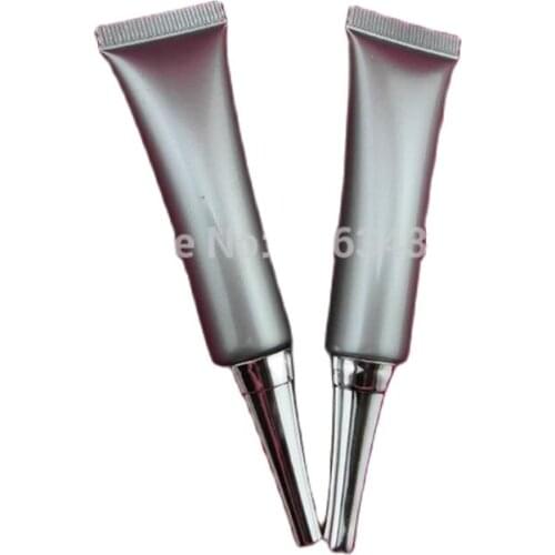 15ml grey soft tube with silver lid can used for eye cream or handcream or butter and also for medical packing