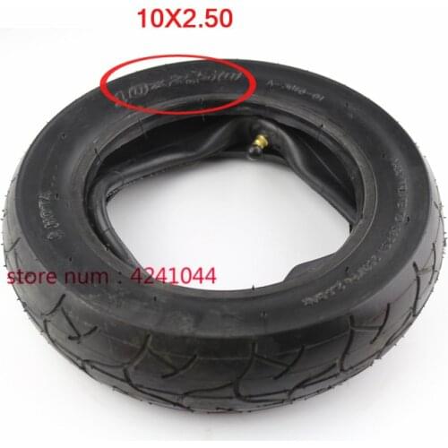 Tires 10 x 2.50 inch Black 10X2.50 for Electric Scooter Balance Drive Bicycle Tyre 10 inch tyre and inner tube