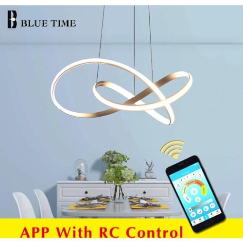 Top Sale Home Modern LED Pendant Lights For Bedroom Living Room Dining Room Kitchen White&Black&Golden Body LED Pendant Lamps