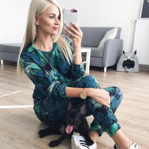 Tracksuit Women Two Piece Set Spring Fall Jogging Sports Jogger Summer Streetwear Sweatshirt Sportswear Trousers Suits Plus Size