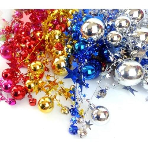 2M Christmas Tree Decor Ball Bauble Xmas Party Hanging Ball Ornament Decorations for Home Christmas Decorations Gift