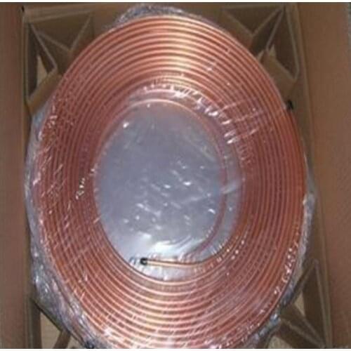 1M 3mm*0.5mm TPm2 Red Copper coil(pipe),Copper pipe,air-condition Copper tube(pipe),T2 material 99.9% laptop heat pipe