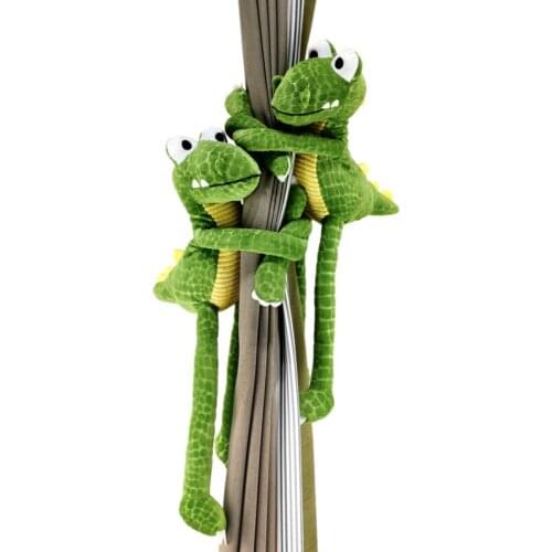 2PCS/SET Dinosaur Pattern Window Curtain Hook Bedroom Buckle Hangers Belt Tieback Buckle Kids Gift Curtain Decorative Accessorie